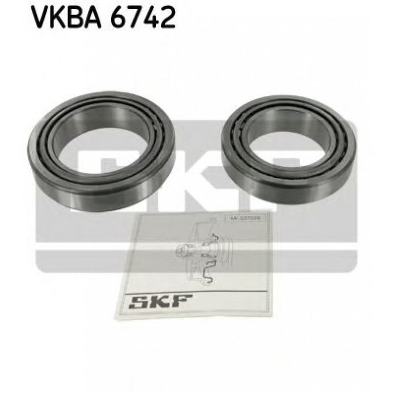 VKBA 6742 SKF Комплект підшипників роликових конічних